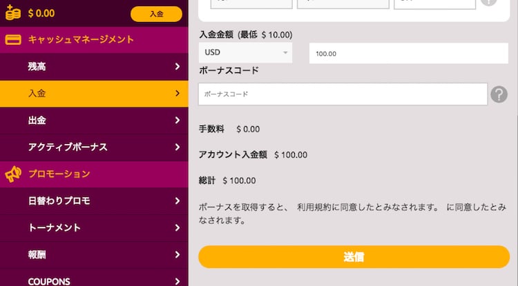ラッキーニッキー-入金方法4