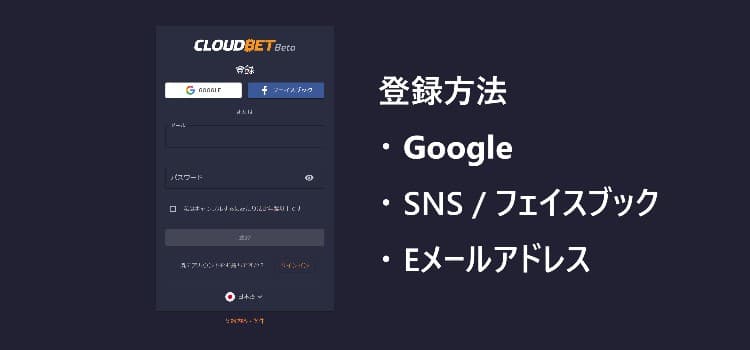Cloudbet-新規登録ステップ2