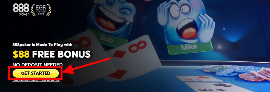 888ポーカー-登録方法1