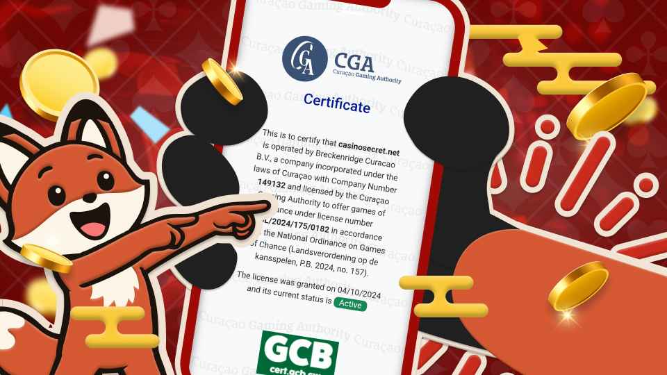 カジノシークレット ライセンス